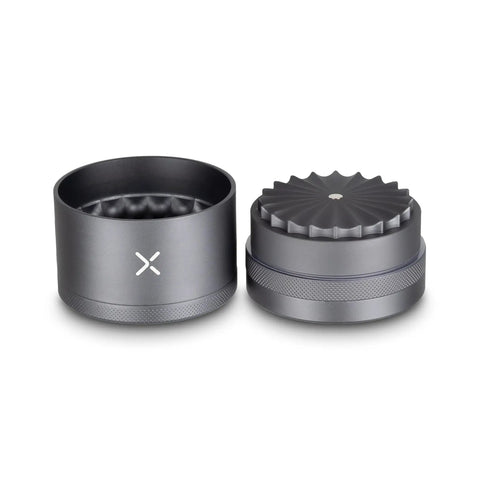 Premium Aluminum Toothless Grinder 2.5 Inch 4 Piece With Extra Storage Magnetic Lid Manual Herb Grinder Matte Gunmetal Gray Built For Effortless Grinding And Your Everyday Kitchen Hustle.