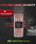 Universal Wireless Garage Door Opener Keypad, Rolling Code Security, Intelligent Low-Power Chips with Learn Button