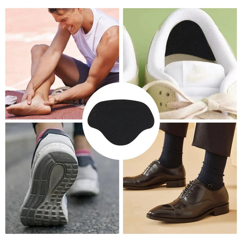 12 Pcs Self-Adhesive Inside Shoe Heel Repair Patches Kit for Sneakers and Mesh Shoes, Great for Sports Tennis Work Hiking