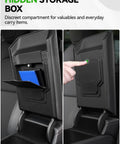 Hidden storage box feature from Tesla Model Y Juniper 10-Piece Center Console Organizer Tray Set for 2025 2026 models.
