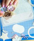 Cool Ten Heat Shrinkable Sheet Set For Awesome DIY Projects That Shrink Well To Create Custom Jewelry Or Decor Paper For Creating Art Designs Easily At Home With Tools You Love This Creative Kit For Super Fun Crafts clear BOPS sheet crafting flowers