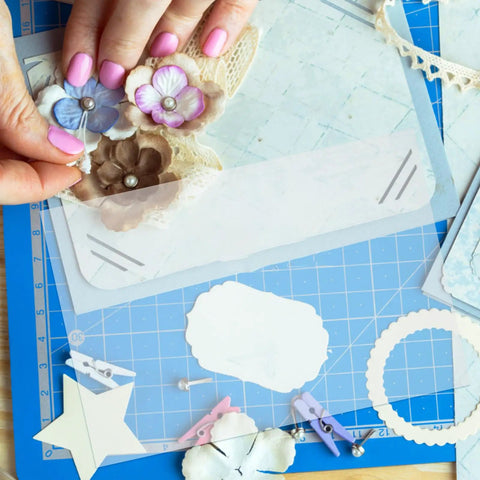 Cool Ten Heat Shrinkable Sheet Set For Awesome DIY Projects That Shrink Well To Create Custom Jewelry Or Decor Paper For Creating Art Designs Easily At Home With Tools You Love This Creative Kit For Super Fun Crafts clear BOPS sheet crafting flowers