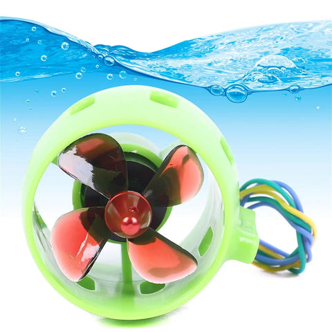 Beefy 312W Underwater Motor For RC Boats And Submarines, 12V-24V Brushless Propulsion With 4-Blade Aluminum Propeller under water