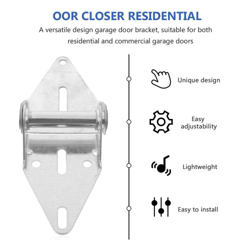 Beefy Heavy Duty Garage Door Hinge Replacement With Bracket For Residential And Commercial Use Rugged Hardware