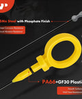 Engine Oil Dipstick For Audi V6 Engines 2.8L 3.0L 3.2L Measuring Rod Dipstick With Precision Markings on black background