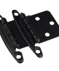 Free Swinging Non Self Closing Overlay Face Frame Cabinet Hinges Black 50 Pack 25 Pairs For Kitchen Cabinets Matte Black