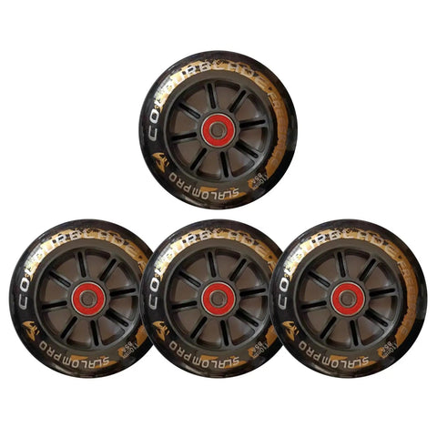 Indoor Outdoor Roller Skate Wheels 85A Inline Wheel Set With Bearings For Replacement 100mm Or 110mm Ultra Smooth Grip 4 Pack