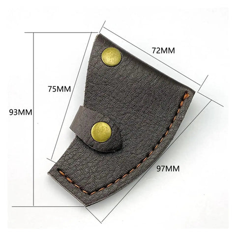 Durable Multitool Holster Cover And Sheath For Camping Gear, Wear Resistant Axe And Blade Sleeve, showing measurements in MM