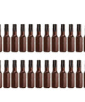 Heavy Duty T20 Torx Screwdriver Bits With Rock Solid Magnetic Security Heads And Snug 1/4 Inch Hex Shank Made From Top Shelf S2 Steel For A Dang Strong Hold On Every Fastener In This Sweet 24 Piece Bit Set arranged in two rows.