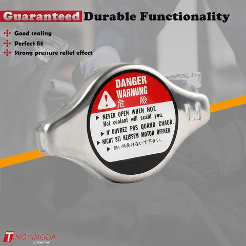 Honda Radiator Cap Fits Accord Civic CRV Odyssey And More Models Leak Proof Seal Durable Metal Cap Easy Replacement