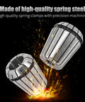 ER32 Spring Collet Set For CNC Milling And Lathe Tooling, premium spring steel, precision workholding
