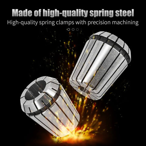 ER32 Spring Collet Set For CNC Milling And Lathe Tooling, premium spring steel, precision workholding