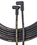 Ultra Powr 8.5mm Spark Plug Wire Set For HEI Distributors with black wires and 90 degree terminals
