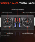 Front view of Plug And Play Climate Control Module And AC Panel For 2003 2007 GM Trucks And SUVs Fits Silverado Sierra 1500 2500 3500