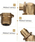 Copper Grease Nipples Assortment Kit For Automotive Use With High Hardness Copper Fittings Pro Grade Grease Fittings details view