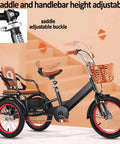 Outdoor Cruiser Tricycle For Travel And Family Fun Three Wheel Pedal Trike With Pneumatic Tire Spoke Wheels Adjustable Frame And Seat