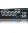 Next Level Wired Gaming Keyboard With Hall Effect Magnetic Switches, showing sleek design and illuminated keys.