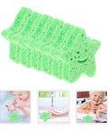Star Shaped Body Scrubber Sponges Set With Quick Drying Wear Resistant Material For Deep Cleaning Bathing Home And Travel Use