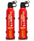 Water Based 620ml Mini Fire Extinguishers 2 Pack For Home And Car Kitchen Boat And Truck Portable Fire Suppression Prevents Reignition Easy To Use Spray