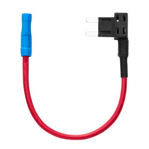 Heavy Duty 14 AWG Add A Circuit Fuse Tap Adapter with ATM and Mini Fuse Holder for Automotive Cars and Motorcycles