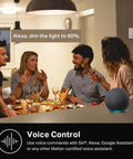 Smart Light Switch HS200P3 Single Pole With Neutral Wire 2.4GHz Wi-Fi Plug And Play Works With Alexa And Google Home No Hub Needed