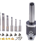 MT3 Boring Head Kit Two Inch With One Half Inch Boring Bar And Six Included Inserts Pro Grade Set For Precise Milling TBGT06 TPGT09 TPCT1103