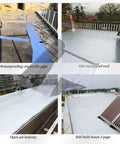 Hella Tough Self Adhesive Roofing Felt Roll With Butyl Asphalt Waterproof Tape applied to various roofing surfaces for leak protection.