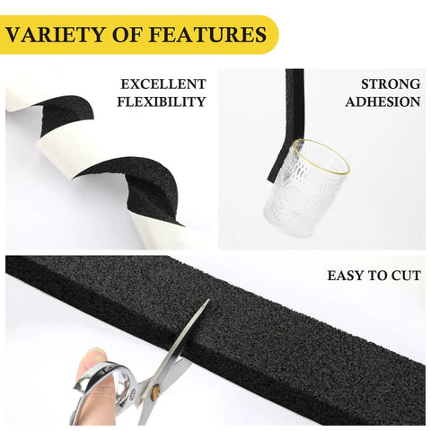 Heavy Duty Window Air Conditioner Seal Tape 2 Inch Wide By 1 Inch Thick Adhesive Foam Weather Stripping, flexible, strong adhesion.