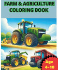 Coloring Book For Tractor Lovers 30 Mighty Tractors Harvesters And Farm Machines To Color Large Print Pages For Kids And Adults