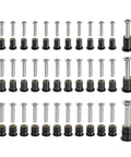Neoprene Fastener Set With M4 M5 M6 And Stainless Steel Screws For Windshield And Surface Mounting Brass Inner Threads Waterproof Rubber Gasket Nuts Easy Install DIY Friendly, black neoprene sleeves with stainless screws