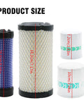 Kubota Oil, Fuel, Air and Hydraulic Filter Kit Replacement for BX22 BX23 BX24 ZD18 ZD21 ZD25 GR2100 GR2110 GR2120 Tractors product sizes