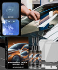 Chip And Crack Windshield Repair Kit With Quick Fix Resin For Chips And Cracks, 2026 Universal Glass Repair Kit, showing application