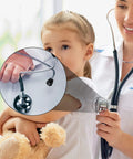 Pediatric use of 24 Pack Stethoscope Spare Parts Kit With Replacement Diaphragms And Ear Tips, Black Stethoscope Accessories