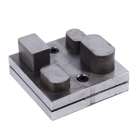 Versatile Alloy Steel Punch Die Disc Set for Jewelry Crafting and Metal Beading on white background