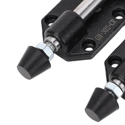 Close-up of Twin Pack Toggle Clamp Set with 500Lb Holding Capacity, Quick Release Push Pull Clamp for Woodworking and Metalworking.