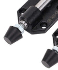 Close-up of Heavy Duty Toggle Clamp Push Pull With 20mm Stroke Plunger Toggle Plastic Sleeve Handle Ideal For Welding Mold Making Drilling
