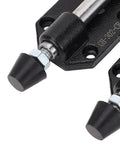 Rock Solid Two Pack Push Pull Toggle Clamps Built From Heavy Duty Cast Iron with no sweat quick release, close-up view of clamps.
