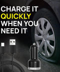 Beefy Portable Power Bundle Packing Car And Home Adapters For Wireless Tire Inflators with USB cable and car charger.
