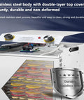 Heavy Duty Electric Food Dehydrator Machine With Hella Spacious 18 Layer Stainless Steel Trays showing a stainless steel body and control panel.