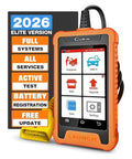 Creader Elite BiDirectional OBD2 Scanner For Toyota And Lexus 2026 Full System Diagnostic Tool with Android 5.0 4 Inch LCD