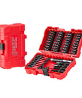 Dang Tough 101 Piece Screwdriver Bit Set Heavy Duty S2 Steel Magnetic bits in a red storage case for garage wrenching and repairs.