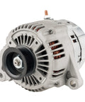 117 Amp Alternator For Jeep Wrangler 2001 To 2006 TJ L6 4.0L High Output Replacement Fits 13876 front view