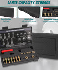 Go-To 15-Piece Metric Thread Chaser Set For M6 M8 M10 M12 Thread Restorer Tool Kit With Taps Dies And Files Rethreading Repair