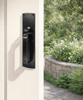 Heavy Duty Thumb Latch Self Locking Gate Latch For Wooden And Vinyl Fences 9 Inch Handle on outdoor garden gate