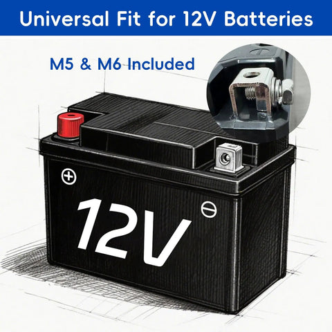Must Have 72 Piece DIY Friendly Motorcycle Battery Terminal Bolts And Nuts Kit M5 And M6 Stainless Steel With Rectangular Nuts
