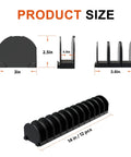 Heavy Duty Modular Plier Organizer For Tool Box Drawers with size dimensions showing 14 in length and various slot sizes.