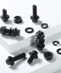 Metric Flange Bolt Kit 296Pcs M6x1.0 M8x1.25 M10x1.5 hex bolts nuts washers display
