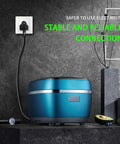6 Ft Replacement Power Cord For Popular Electric Pressure Cookers And Rice Cookers connected to a blue appliance