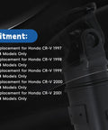 Fitment details for Heavy Duty Rear Driveshaft Assembly For Honda Cr-V 4x4 Awd 1997 2001, listing compatible model years.