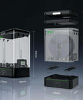 Filament Dryer And Storage Box SP2 For Two 1Kg Filaments, 70 Celsius Drying, showing dimensions and dual spool capacity